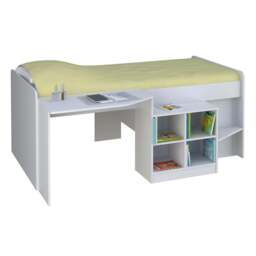 Single, Pilot Cabin Bed, White