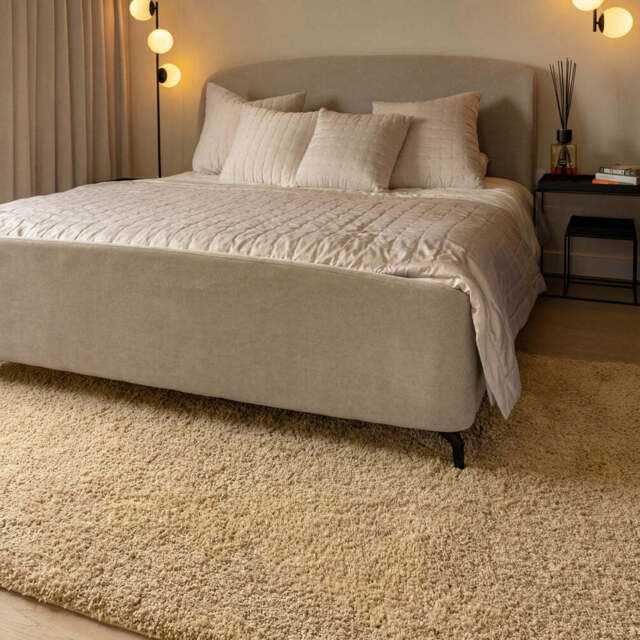 Premium Washable Shaggy Oatmeal Rug - Washable Shaggy Premium - 120cm x 170cm