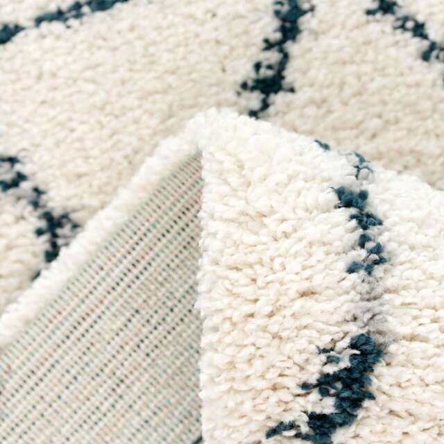 Super Soft Boho Moroccan Shaggy Runner Rug - Traveller - 80cm x 150cm