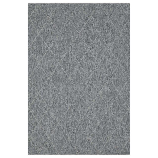 Neutral Trellis Outdoor Rug - Mahoni - Lagom - 80cm x 150cm