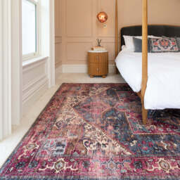 Soft Washable Multicolour Rug - Delphine - Soft Washable - 80cm x 150cm