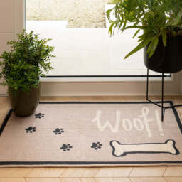 Washable Dog Bone Doormat - Woof - Washable Doormats - 60cm x 110cm