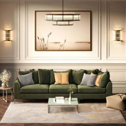 Luxury Marbling Beige Rug - Quartz - Kubera - 80cm x 150cm