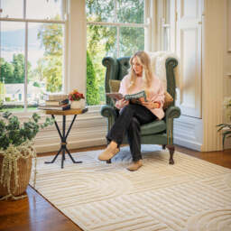 Warm White Wabi Sabi Rug - Bow - Ashbee - 120cm x 170cm