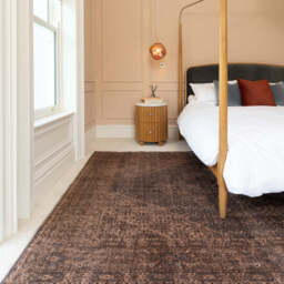 Soft Washable Brown Traditional Rug - Mabel - Soft Washable - 80cm x 150cm