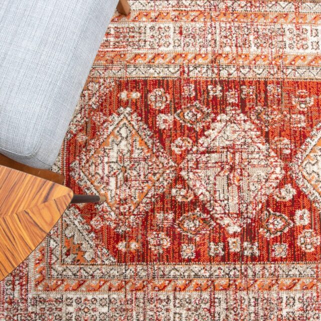 Red Traditional Kilim Runner Rug - Milan - 60cm x 240cm Runner