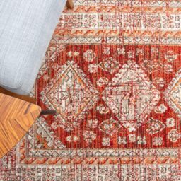 Red Traditional Kilim Runner Rug - Milan - 60cm x 240cm Runner