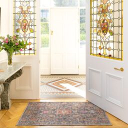 Soft Washable Wildflower Doormat - Francine - Soft Washable - 80cm x 150cm