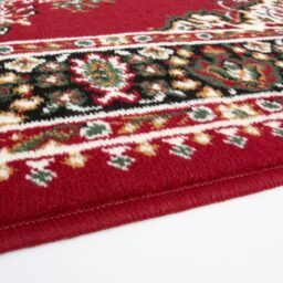 Red Traditional Medallion Runner Rug - Milan - 60cm x 240cm Runner