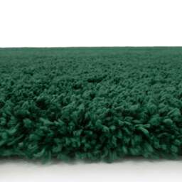 Soft Everyday Dark Green Shaggy Runner Rug - Nore - 60cm x 240cm Runner