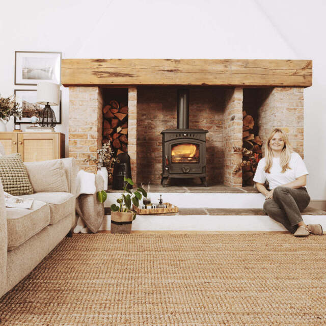 Rustic Jute Sisal Brown Natural Area Rugs - Boucle - Jute - 80cm x 150cm
