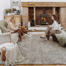 Soft Everyday Silver Shaggy Rug - Nore - 60cm x 110cm