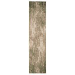 Muted Green Abstract Runner - Jasper - Oscar - 60cm x 240cm Runner