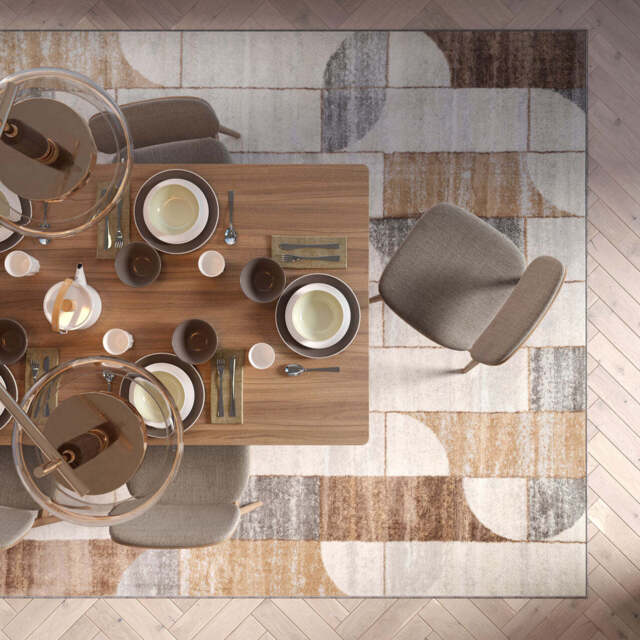 Beige Wabi Sabi Area Rug - Oscar - 120cm x 170cm