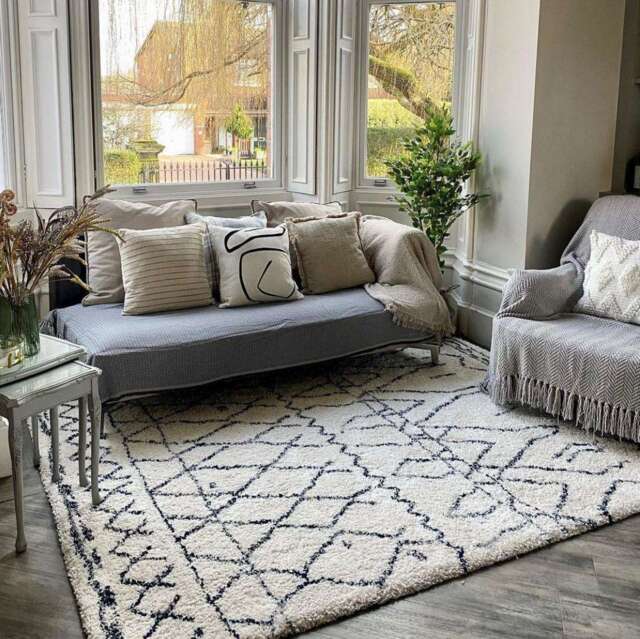 Super Soft Boho Moroccan Shaggy Rug - Bannon - Traveller - 80cm x 150cm