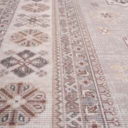 Washable Looped Grey Doormat - Safi - Washable Alpaca - 80cm x 150cm