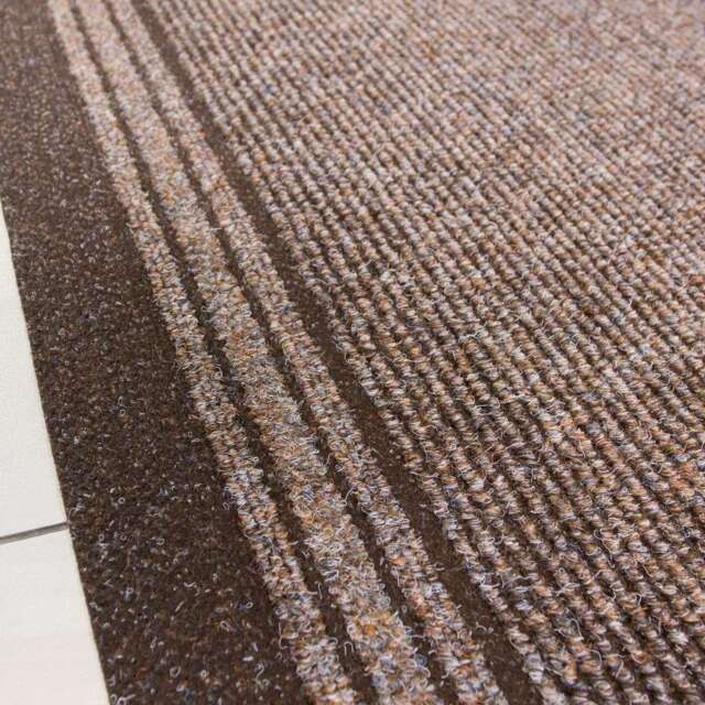 Brown Hard Wearing Runner Rugs - Concorde - 1ft