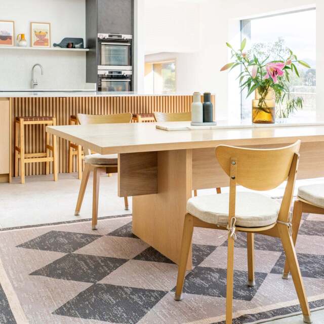 Washable Brown Harlequin Jute Style Rug - Suki - Washable Jute Smart - 80cm x 150cm