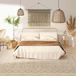 Beige White Heritage Rug - Meya - Ashbee - 120cm x 170cm