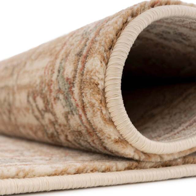 Rustic Floral Terracotta Runner - Dahlia - Mona - 70cm x 240cm Runner