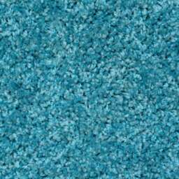 Soft Teal Blue Shaggy Runner Rug - Vancouver - 50cm x 80cm