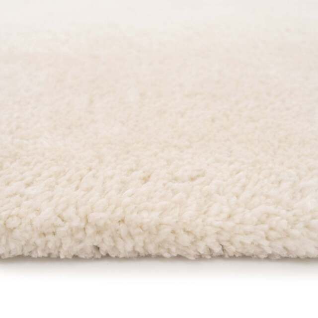 Premium Cream Shaggy Circle Rug - Lace - Amore - 190cm x 190cm Circle