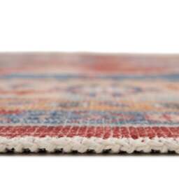 Washable Looped Red Doormat - Anais - Washable Alpaca - 80cm x 150cm