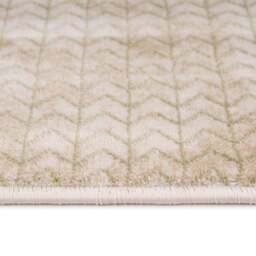 Beige Green Chevron Rug - Braided - Catalina - 120cm x 170cm