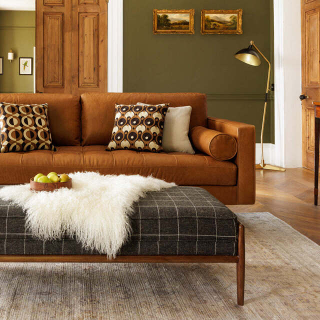 Distressed Yellow Regal Rug - Jade - Ishani - 120cm x 170cm