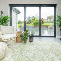 Green Floral Outdoor Rug - Lanark - Habitat - 120cm x 170cm