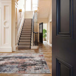 Soft Washable Multicolour Abstract Rug - Pierre - Soft Washable - 80cm x 150cm