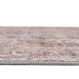 Washable Vintage Brown Beige Runner - Lois - Everyday - 60cm x 240cm Runner