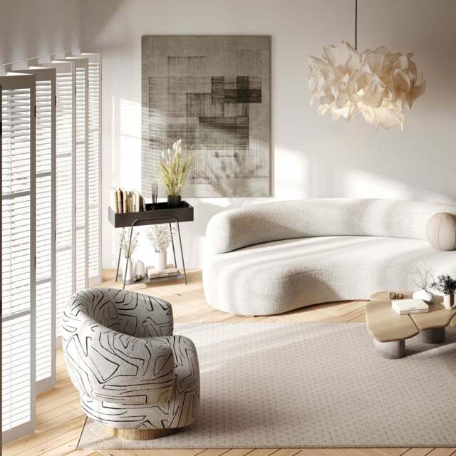 Beige Scandi Hygge Rug - Cudo - Milako - 80cm x 150cm