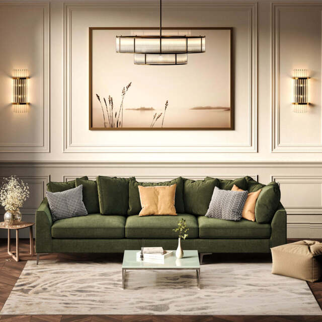 Beige Coral Design Rug - Poema - Kubera - 80cm x 150cm