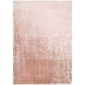 Luxury Blush Pink Viscose Area Rug - Midnight - Midnight - 120cm x 170cm
