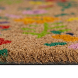 Floral Meadow Designer Doormat - Sadie Meadow - Doormat - 45cm x 75cm