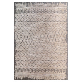 Beige Scandi Textured Flatweave Indoor Outdoor Area Rug - Marazza - Pavillion - 60cm x 110cm