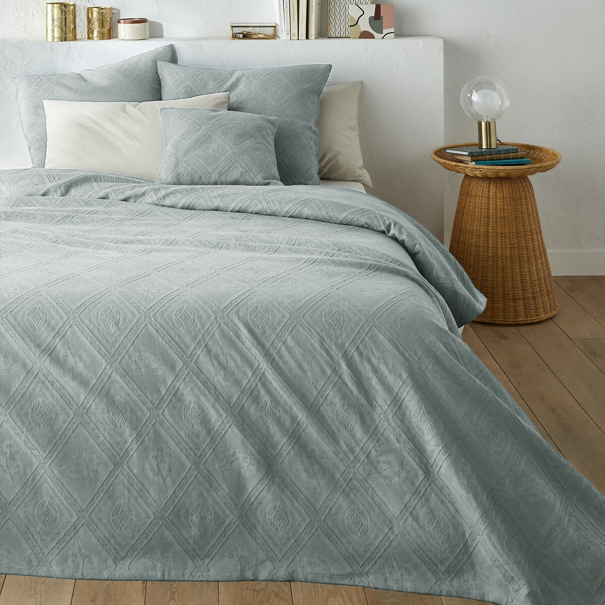 Indo 100% Cotton Jacquard Bedspread - image 1
