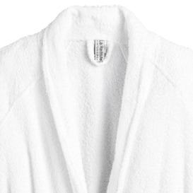 Kimono-Style 100% Cotton Towelling Bathrobe - thumbnail 3
