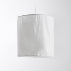 Thad 30cm Diameter Textured Linen Ceiling Lampshade - thumbnail 1
