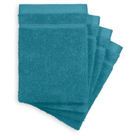 Set of 4 Zavara 100% Cotton Towelling Washcloths - thumbnail 3