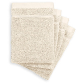 Set of 4 Zavara 100% Cotton Towelling Washcloths - thumbnail 3