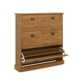 Lindley Shoe Cabinet, 3 Pull Down Doors - thumbnail 3