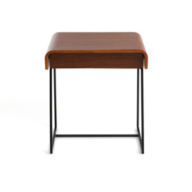 Bardi Walnut Bedside Table with Drawer, designed by E. Gallina - thumbnail 2