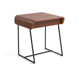 Bardi Walnut Bedside Table with Drawer, designed by E. Gallina - thumbnail 1