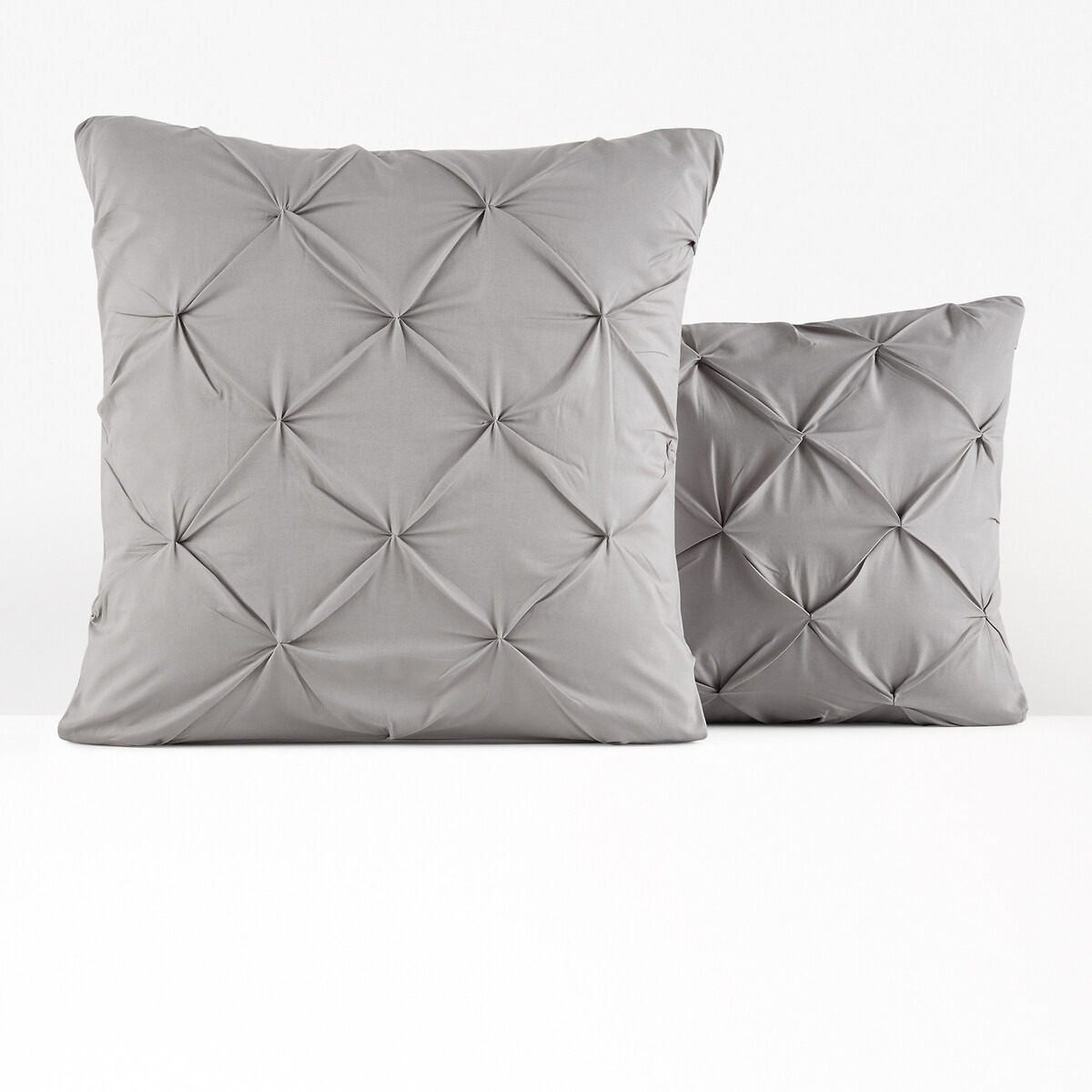 Blanche Ruched Polycotton Pillowcase - image 1