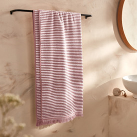 Malo Striped 100% Cotton Bath Towel - thumbnail 1