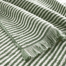 Malo Striped 100% Cotton Bath Sheet - thumbnail 2