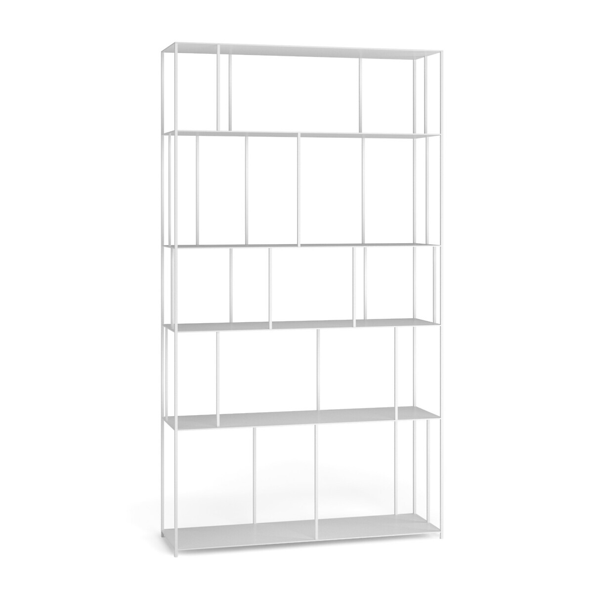 Parallel Wide Metal Bookcase - image 1