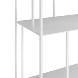 Parallel Wide Metal Bookcase - thumbnail 3